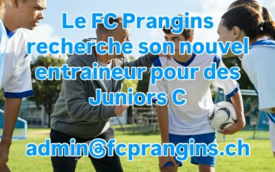 Cherche entraineur Junior C
